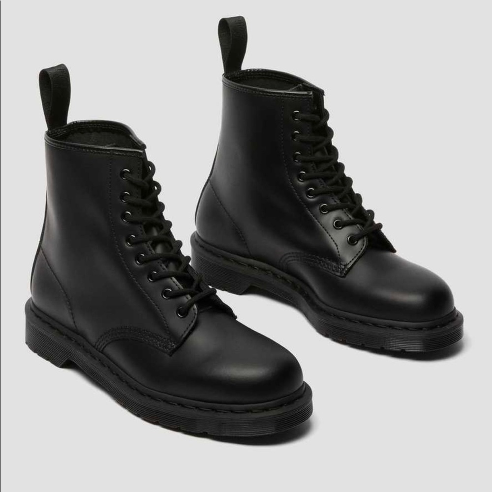 Dr. Martens 1460 Mono Smooth Leather Lace Up Boots